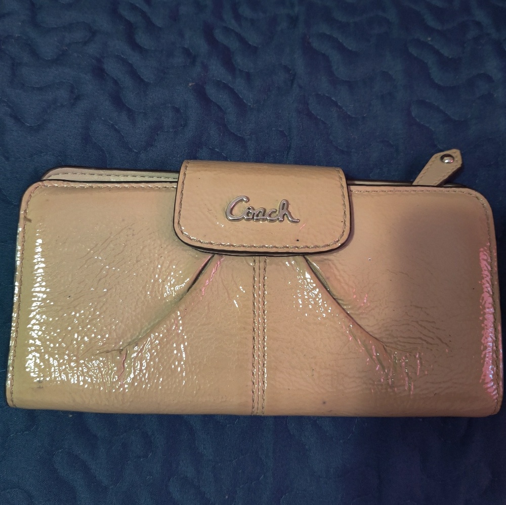 Coach handbag and wallet set
